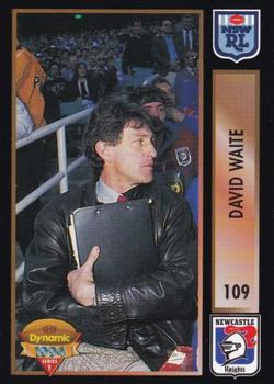 1994 Dynamic Rugby League Series 1 #109 David Waite Front